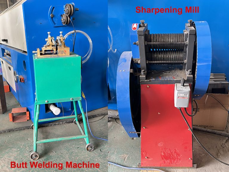 butt welding machine and sharpening mill