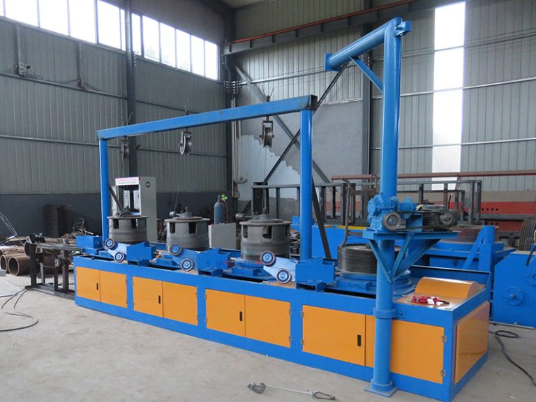 pulley type wire drawing machine