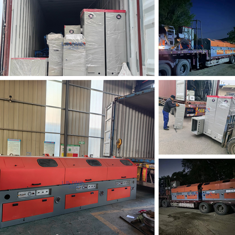 straight line wire drawing machine delivery to Turkey