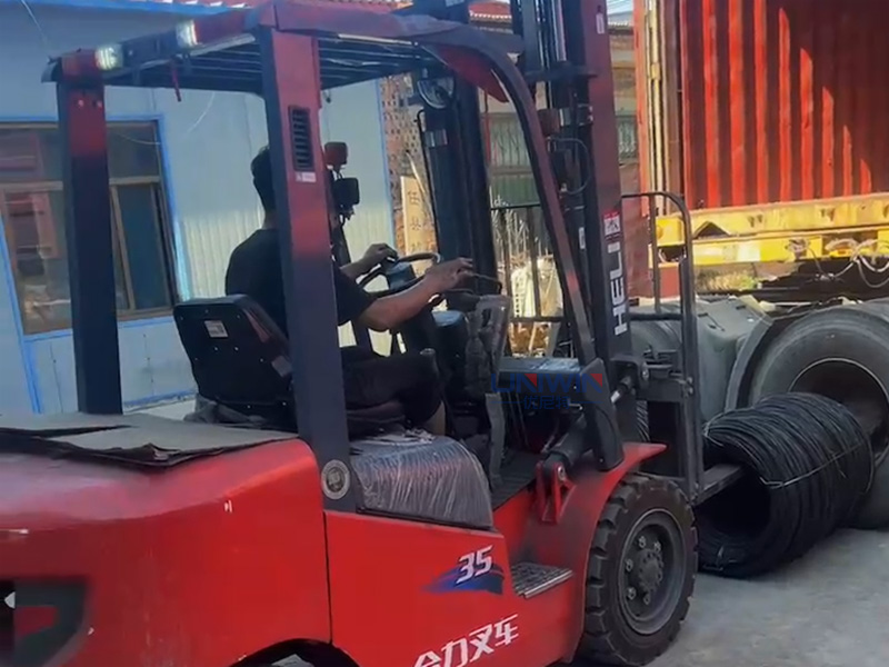 forklift for wire rod