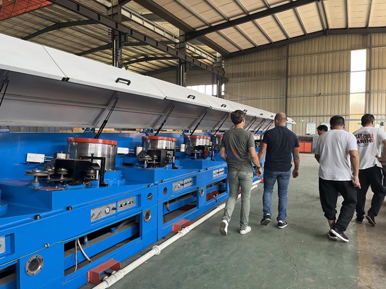 high carbon steel wire drawing machine factory visit