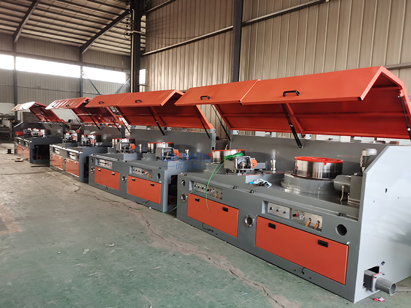 advanced straight line wire drawing equipment