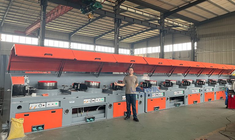 11-drum straight line wire drawing machine