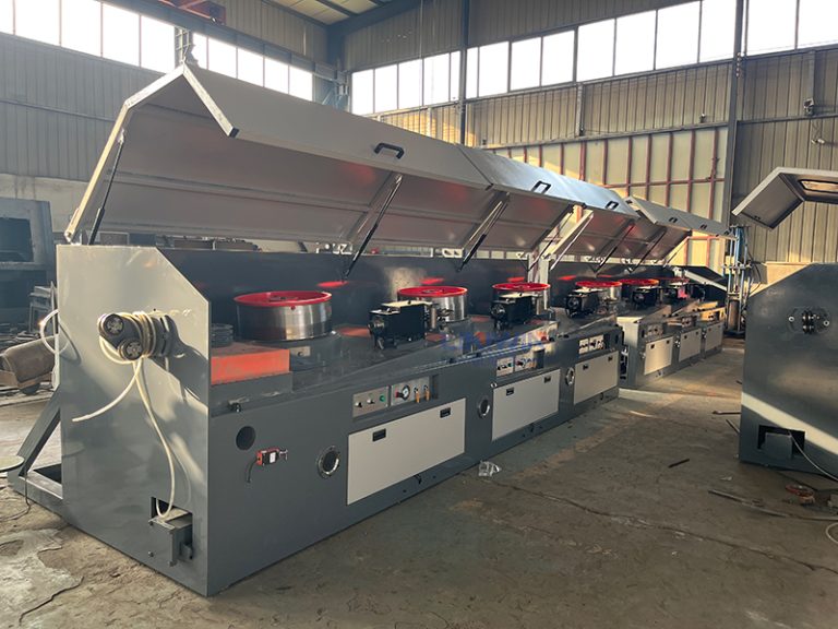 Six-block straight-line wire drawing machine shipped to the Dominican Republic