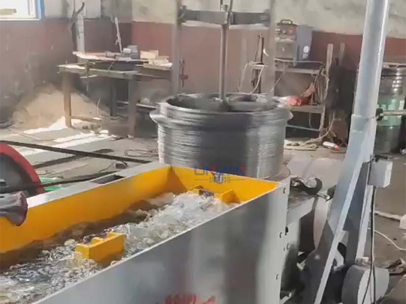 wet wire drawing process