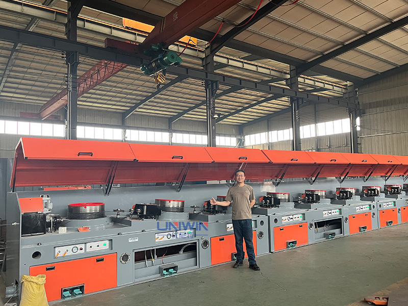 Customized Straight Line Wire Drawing Machine by Uniwin